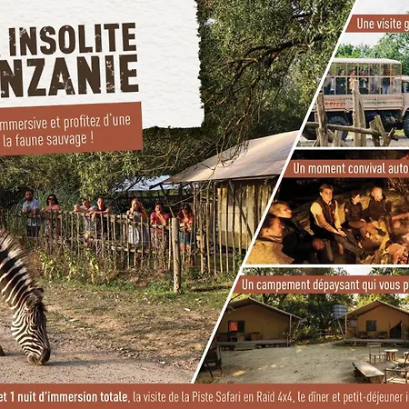 Sejour Insolite Safari Parc - Planete Sauvage 豪华帐篷 *