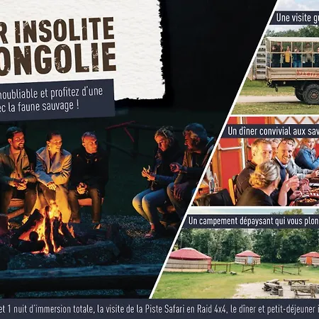 豪华帐篷 Sejour Insolite Safari Parc - Planete Sauvage *