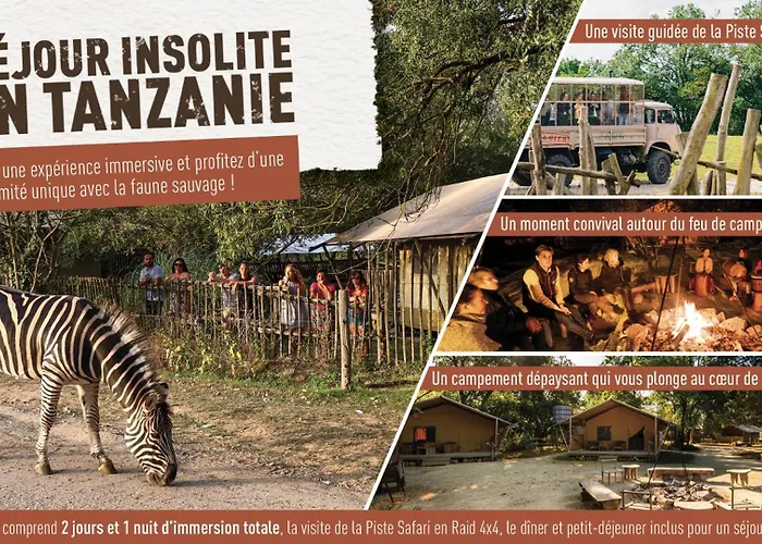 Sejour Insolite Safari Parc - Planete Sauvage 豪华帐篷 *